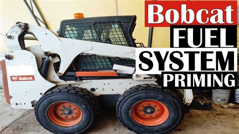 how to prime a bobcat skid steer|bobcat t190 bleeding instructions.